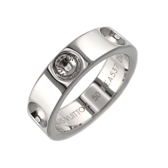 LOUIS VUITTON Jewelry - Louis Vuitton Petite Bague Empreinte #50 Ring K18 WG White Gold 750 Petit